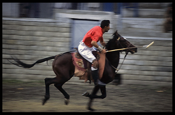 Polo, the most popular sport in northern Pakistan. Gilgit, Pakistan