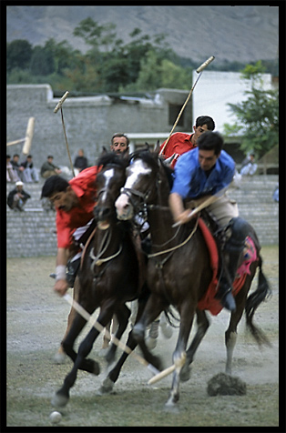 Polo, the most popular sport in northern Pakistan. Gilgit, Pakistan