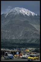 Spectacular views along the Karakoram Highway. Gilgit, Pakistan