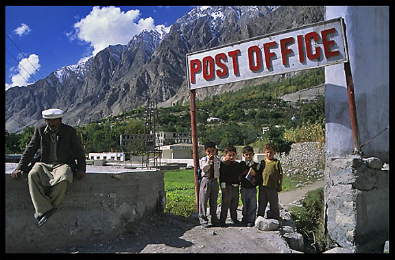 The local post office. Karimabad, Hunza, Pakistan