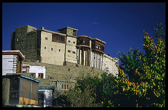 The Baltit Fort, the oldest parts date from the 13th century. Karimabad, Hunza, Pakistan