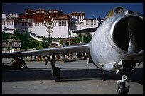 A MIG on the Potala square. Lhasa, Tibet, China