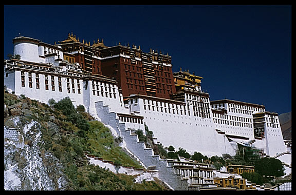 The Potala with the White and the Red Palace.