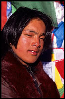 Tibetan youth. Lhasa, Tibet, China